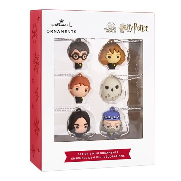 Hallmark Harry Potter and Friends Mini Christmas Ornaments - Set of 6 New in Box - Picture 1 of 2